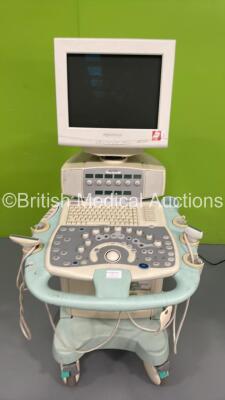 Esaote MyLab 70 Ultrasound Scanner *S/N 9806150000* with 2 x Transducers / Probes (LA523 and LA923) (HDD REMOVED)