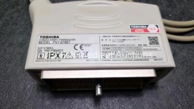 Toshiba PVT - 674BT Convex Array Ultrasound Transducer / Probe In Box *Untested* - 3