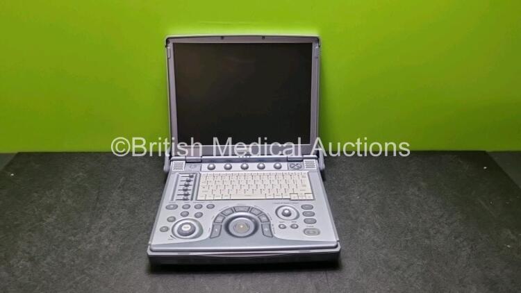 GE Logiq e REF 5199704 Portable Ultrasound Scanner *HDD Removed* (Untested Due to No Power Supply)