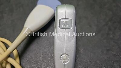 GE Ultrasound Transducer / Probe AB2-7-RS Ref 300275 *Mfd 2008* (Untested and Cracked - See Photo)*SN 84592KR5* - 7