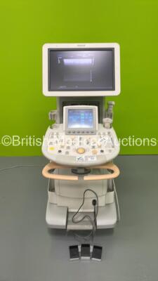 Philips iU22 Flat Screen Ultrasound Scanner *S/N B0MJ55* **Mfd 2013** SVC HW G.1 Software Version 6.3.7.745 with 2 x Transducers / Probes (L9-3 and C5-1) (Powers Up) ***IR446***