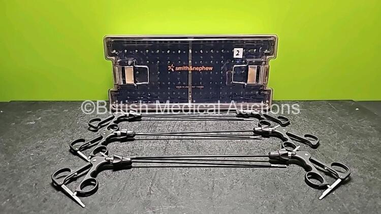 6 x Laparoscopic Instruments (5mm) in Tray