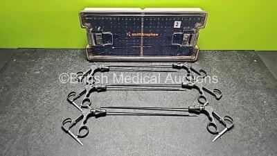 6 x Laparoscopic Instruments (5mm) in Tray - 2