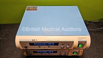 1 x Smith & Nephew Endoscopy V3.0 Dyonics Power Control Unit and 1 x Smith & Nephew Endoscopy V2.0 Dyonics EP-1 Unit (Both Power Up) *SN TM3683 / NA* - 2