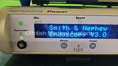 1 x Smith & Nephew Endoscopy V3.0 Dyonics Power Control Unit and 1 x Smith & Nephew Endoscopy V2.0 Dyonics EP-1 Unit (Both Power Up) *SN TM3683 / NA* - 4