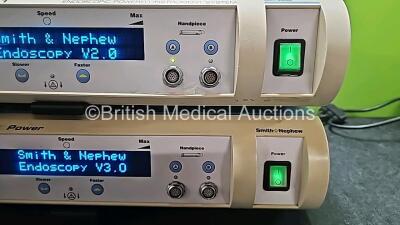 1 x Smith & Nephew Endoscopy V3.0 Dyonics Power Control Unit and 1 x Smith & Nephew Endoscopy V2.0 Dyonics EP-1 Unit (Both Power Up) *SN TM3683 / NA* - 5