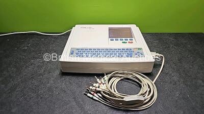 Schiller AT-102 ECG Machine with 1 x 10 Lead ECG Lead (Powers Up) *070.05351* *H*