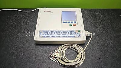 Schiller AT-102 ECG Machine with 1 x 10 Lead ECG Lead (Powers Up) *070.05351* *H* - 2