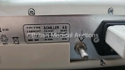 Schiller AT-102 ECG Machine with 1 x 10 Lead ECG Lead (Powers Up) *070.05351* *H* - 7