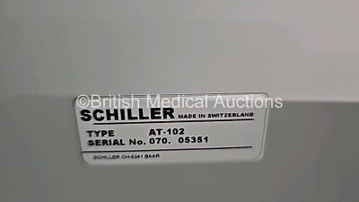 Schiller AT-102 ECG Machine with 1 x 10 Lead ECG Lead (Powers Up) *070.05351* *H* - 8