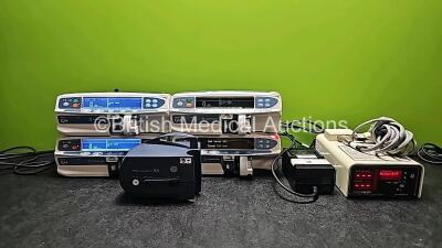 Mixed Lot Including 4 x CareFusion Alaris GH Guardrails Plus Syringe Pumps (All Power Up),1 x Invivo 4500 MRI Pulse Oximeter for Magnetic Resonance Imaging (Powers Up) with 1 x Power Supply and 1 x Lead and 1 x Pari TurboBOY SX *SN 2W19D09043 / 270001094 