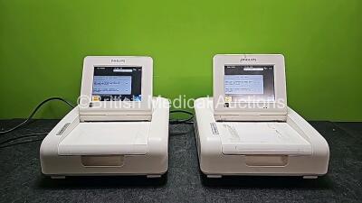 2 x Philips Avalon FM30 Fetal Monitors *Mfd 2019* (Both Power Up)