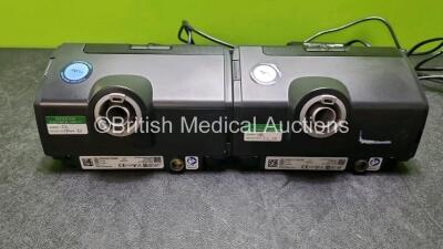 2 x ResMed AirSense 10 Autoset CPAP Units *Mfd - 2022 / 2023* (Both Power Up) with 2 x Power Supplies - 5