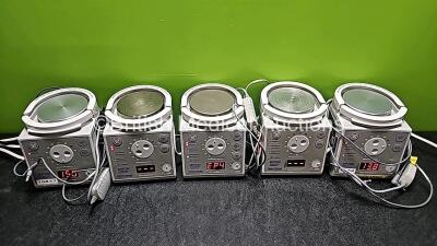 Job Lot Including 4 x Fisher & Paykel MR700 Respiratory Humidifiers and 1 x Fisher & Paykel MR730 Respiratory Humidifier (All Power Up) *GH* - 2