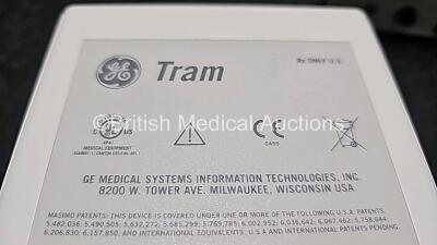 Job Lot Including 1 x GE MD 15 USE1503A Monitor (Powers Up with Stock Power Supply - Stock Power Supply Not Included), 1 x GE Solar 8000i Single Video, and 1 x GE Tram-Rac 4A Marquette with 1 x Tram 451N Module and 1 x Smart Anesthesia Multi-Gas Module * - 8