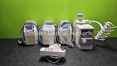 Mixed Lot Including 3 x Inditherm Medical Alpha Mattress Pumps, 1 x GE Tram-Rac 4A with 1 x Smart Anesthesia Multi-Gas Module and 1 x GE Control Pad *GH*