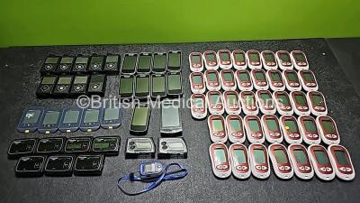 Large Quantity of Various Insulin Pumps and Blood Glucose Monitors (Some Damaged - Some Missing Battery Covers - See Photos) *GH* - 2