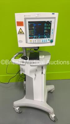 Datex-Ohmeda N-MRI2-01 MR Monitor on Stand with ECG, NIBP, P1, P2, SPO2 and Spirometry Options (Powers Up) *H*