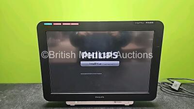 Philips IntelliVue MX800 Touch Screen Patient Monitor Software Rev L.00.96 *Mfd 2015* (Powers Up and Damaged Casing - See Photo)