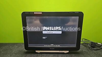 Philips IntelliVue MX800 Touch Screen Patient Monitor Software Rev J.10.50 *Mfd 2014* (Powers Up and Damaged Casing - See Photos)