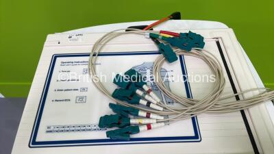 Mortara ELI 250 ECG Machine on Stand with 10 Lead ECG Leads (Powers Up) *S/N 10719052163* - 3