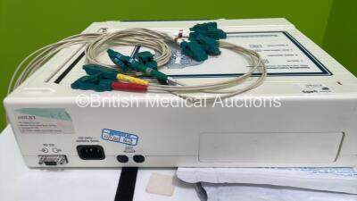 Mortara ELI 250 ECG Machine on Stand with 10 Lead ECG Leads (Powers Up) *S/N 10719052163* - 4