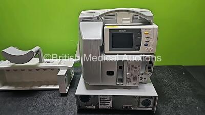 Job Lot Including 1 x Philips IntelliVue MP30 Anesthesia Patient Monitor (Powers Up and 1 x Missing Battery - See Photo) with 1 x Philips IntelliVue X2 Handheld Patient Monitor Including ECG, SpO2, NBP, Temp and Press Options (Powers Up), 1 x Philips Inte - 11