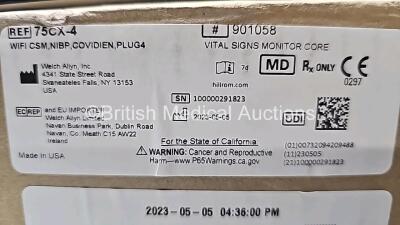 Welch Allyn Connex SPOT Vital Signs Monitor Ref 75CX-4 with Power Supply and Accessories in Box * Mfd 2023* *Unused* - 11