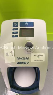 Fisher and Paykel Airvo 2 Humidifier on Stand (Powers Up) *S/N 170517051396* - 2