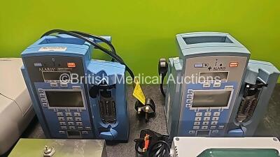 Mixed Lot Including 1 x Fluke Biomedical BP Pump 2 Blood Pressure Monitor Analyzer (No Power),1 x Druck DPI 705 Digital Pressure Indicator (Powers Up),1 x Biomet Ref 4232 Footswitch, 2 x Alaris Infusion Systems, 1 x Aquilon Pro Nebuliser and 1 x ResMed VP - 5