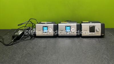 3 x ResMed Lumis 150 VPAP ST-A CPAPs with 2 x Power Supplies (All Power Up) *22181500460 / 22181697325 / 22191392121*