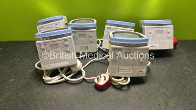 Job Lot Including 5 x Fisher & Paykel MR850AEK Respiratory Humidifiers and 1 x Fisher & Paykel MR850AEU Respiratory Humidifier (All Power Up) *9985AEK00393 / 200521431949 / 100111071467 / 201007492472 / 200204411373*