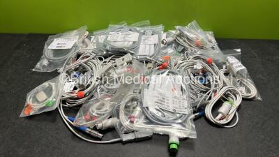 Job Lot of Various Patient Monitoring Cables