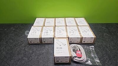 11 x Masimo RD SET Series Patient Cables MD20-12 Ref 4104