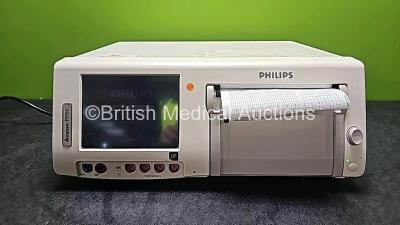 Philips Avalon FM50 M2705A Fetal Monitor Software Ver F.01.55 (Powers Up) *SN DE81102975*