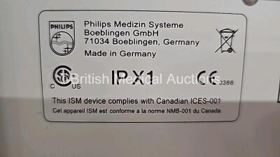 Philips Avalon FM50 M2705A Fetal Monitor Software Ver F.01.55 (Powers Up) *SN DE81102975* - 8