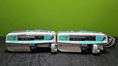 2 x CareFusion PK Alaris Syringe Pumps (Both Power Up) *SN 800505022 / 800500300*