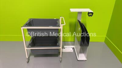 1 x Carestream Workstation / Tower and 1 x Cassette Storage / Transport Trolley