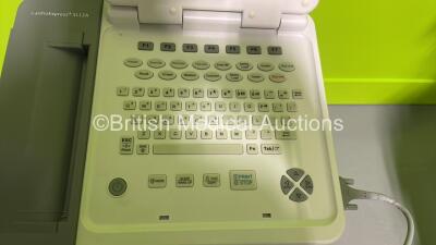 Spacelabs SL12A ECG Machine on Stand with 10 Lead ECG Leads (Powers Up) *S/N 360620-M16102710009* - 5