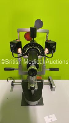 Haag Streit Bern Ophthalmoscope / Keratometer on Table (Powers Up with Good Bulb) *S/N U95018985* - 5