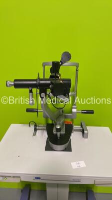 Haag Streit Bern Ophthalmoscope / Keratometer on Table (Powers Up with Good Bulb) *S/N U95018985* - 9