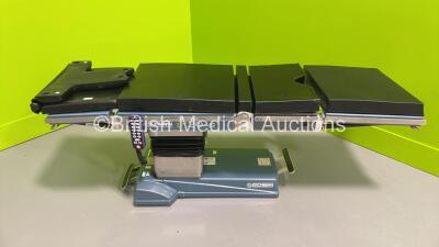 Eschmann T-20-s Electric Operating Table Ref T202212101 with Controller and Cushions (Powers Up) *S/N T2SA-4A-2138*