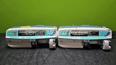 2 x CareFusion PK Alaris Syringe Pumps (Both Power Up) *SN 800509881 / 800505086*