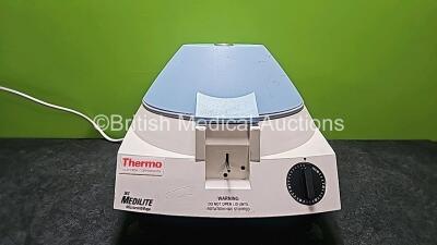 Thermo IEC Medilite Microcentrifuge Model Medilite 6 PLS 004490F Unit (Powers Up and Damaged Casing - See Photo) *SN Z29R-652722-NS*