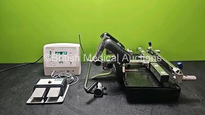 Mixed Lot Including 1 x Xomed XPS Model 2000 Shaver Unit with XPS Xomed Power Systems Footswitch (Powers Up) and 1 x Maquet Attachments Including Cushion, Ref 1132.34A0/08, Ref 1002.64A0 and TA0201069 *SN 4676 / NA*