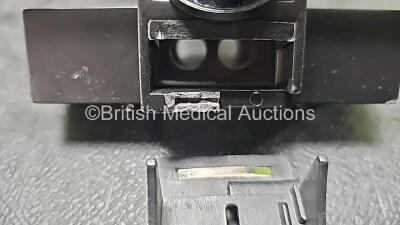 Keeler Dualite MK1 REF 1746/3 Ophthalmoscope with Various Accessories In Case (Powers Up and Damaged Part - See Photo) *SN D15015* - 9