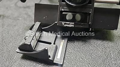 Keeler Dualite MK1 REF 1746/3 Ophthalmoscope with Various Accessories In Case (Powers Up and Damaged Part - See Photo) *SN D15015* - 10