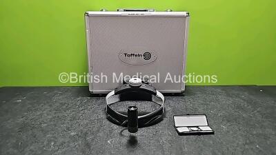 Toffeln Ultraview Extreme Head Light (Untested - Missing Battery) and Ultraview Magnifying Lens in Case *SN NA*