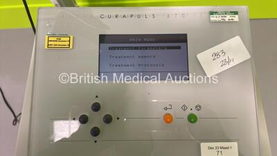 Enraf Nonius Curapuls 670 Shortwave Therapy Unit with Applicator (Powers Up) *S/N 16979* - 2