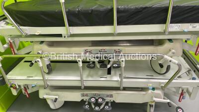 2 x Huntleigh Lifeguard Patient Trolleys with 1 x Mattress (Hydraulics Tested Working) *S/N P0307738 / P0575169* - 4